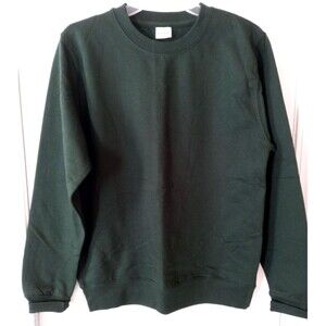 AWDis Adult Dark Green Crewneck Sweatshirt Size Small JH030 Model NWOT